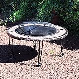 Mosaic Fuoco Fire Pit Grill Fire Basket Patio Fire Amazon Co Uk