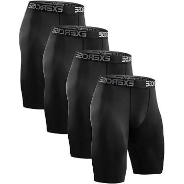 KJDWJKJRF Legging Court Sport Homme Genou - Short Compression Course Avec Poche Bulge