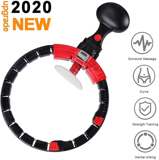 M-TOP Aro Fitness Hula Hoop Ajustable, Anillo Reductor Automático ...