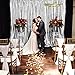 Silver Sequin Backdrop Shimmer Backdrop Sequin Fabric Photography Backdrop Birthday Party Backdrop Wedding/Photo Silver Glitter Backdrop Curtain Shimmer Wall Backdrop (20FTX10FT)