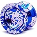Sidekick Yoyo Pro Reverse Splashes Responsive Professional Yo-Yo (Blue & Silver)
