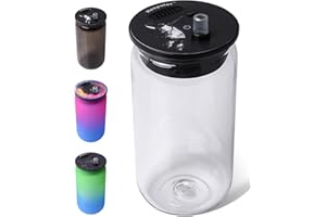 HEEPULOR Intelligence Anion Smoke Collection Bottle Cup Trap Buddy Hunter Personal Air Filter Ideal for Home Office Car Travel (White)