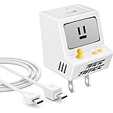 VOFUOE USB C Cable for iPhone 17 16 15 Charger Fast Charging 3.3FT Type C Charging Cord with 30W Dual Port Adpater USB C Charger Block USB A Wall Charger Retro Game Console for iPad, Galaxy S25-White