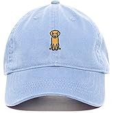 Golden Retriever Dog Baseball Cap Embroidered Cotton Adjustable Dad Hat