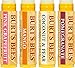 Burt's Bees 100% Natural Moisturizing Lip Balm, Superfruit - Pink Grapefruit, Mango, Coconut & Pear, Pomegranate - 4 Tubes