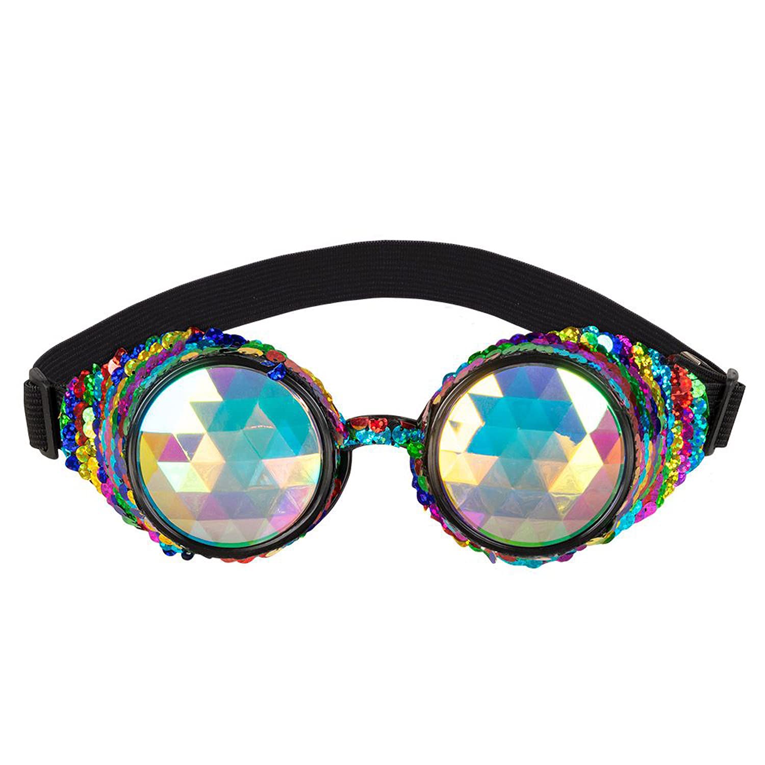 Boland - Mirage party glasses, for adults, glasses, holographic glasses, headpiece, carnival, theme party — image 1