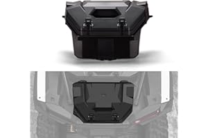 A & UTV PRO 55 QT Rear Cargo Box for 2024 Polaris RZR XP 1000 Accessories, Water Resistant Cargo Storage Bin with Two Lockabl