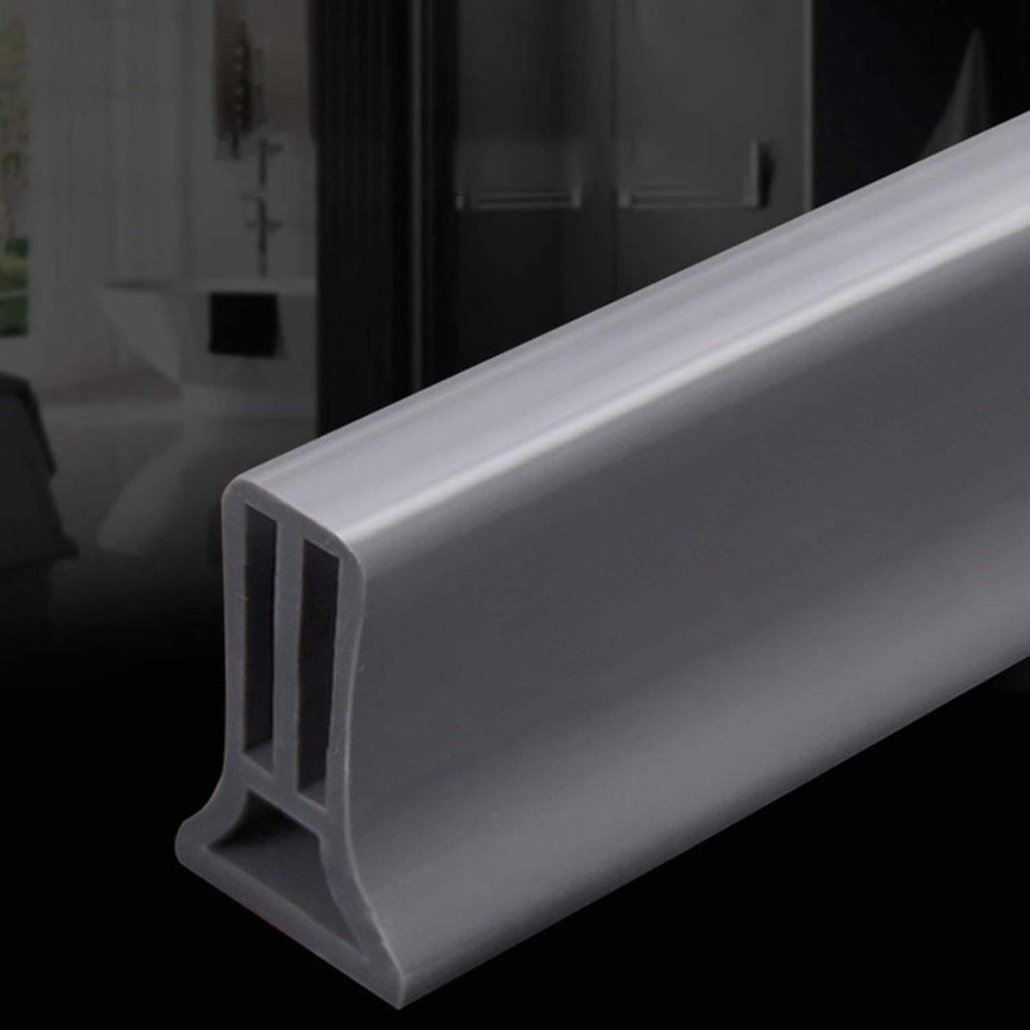 Water Retaining Strip Collapsible Shower Threshold Water Dam Shower Barrier And Retention System