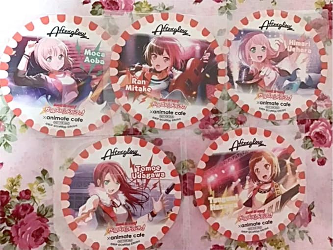 Amazon Co Jp バンドリ ガルパ アニメイト グラッテ 蘭 モカ ひまり 巴 つぐみ コースター ホビー 通販