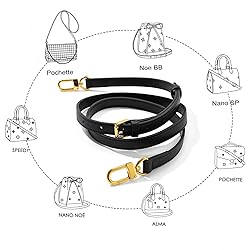 BEUDW Vachetta Leather Adjustable Crossbody Strap