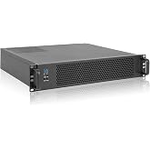 RackChoice Server case MicroATX/Mini-ITX 2U Rackmount Server Chassis max 7x3.5 Bay / USB3.0 with 2.0 Adapter Support ATX PSU Either top or Side Cooling Depth 15.7"