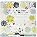 2017 Organized Mom Family Weekly Planner. Week-to-View Family Organizer with 6 Columns. Wall Calendar with Overlay, Perforated Shopping Lists, Stickers, Large Paperwork Pocket and Clip-on Pen.
