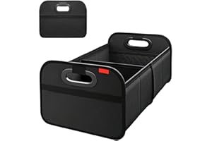 Trunk Organizer for Car, Portable Car Boot Tidy Foldable Waterproof Auto Storage Bag Cargo Trunk Groceries Organizer, Auto Ac