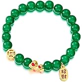 KIFEDSLJ 2025 New Year of Snake Beaded Bracelets Elastic Crystal Beads Chinese Zodiac Animal Snake Lucky Charm Bracelet for Women Amulet Jewelry