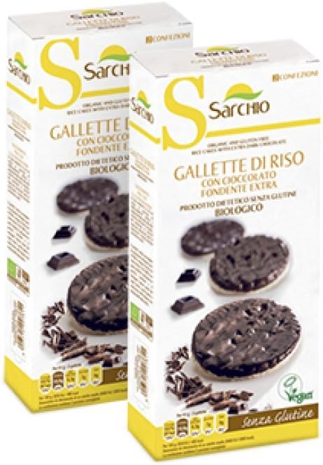 Sarchio - Gallette Di Riso Con Cioccolato Fondente Extra - 100g