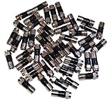 50-Pack RG6 Quad Compression Connectors PPC EX6XL Approved for Most Satellite or Cable Coax