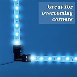 30 Pieces RGB LED Strip Connector Full Kit, 4 Pin