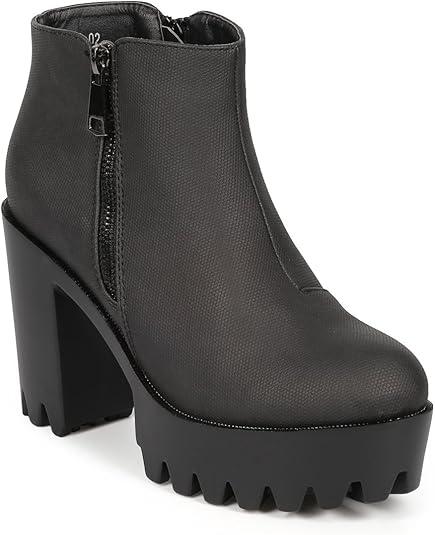 tessi lug sole platform booties