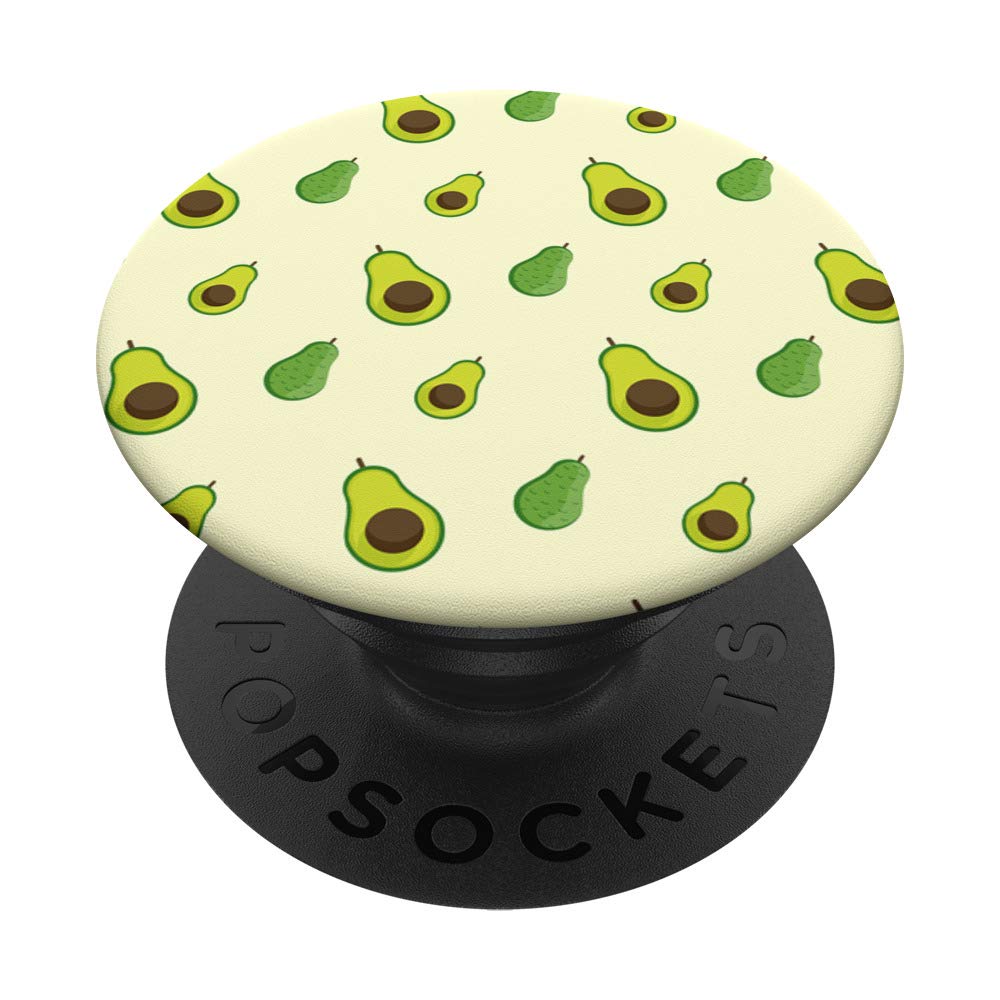 AVOCADO Repeating Avocados Pattern Sweet Gift PopSockets PopGrip: Swappable Grip for Phones & Tablets