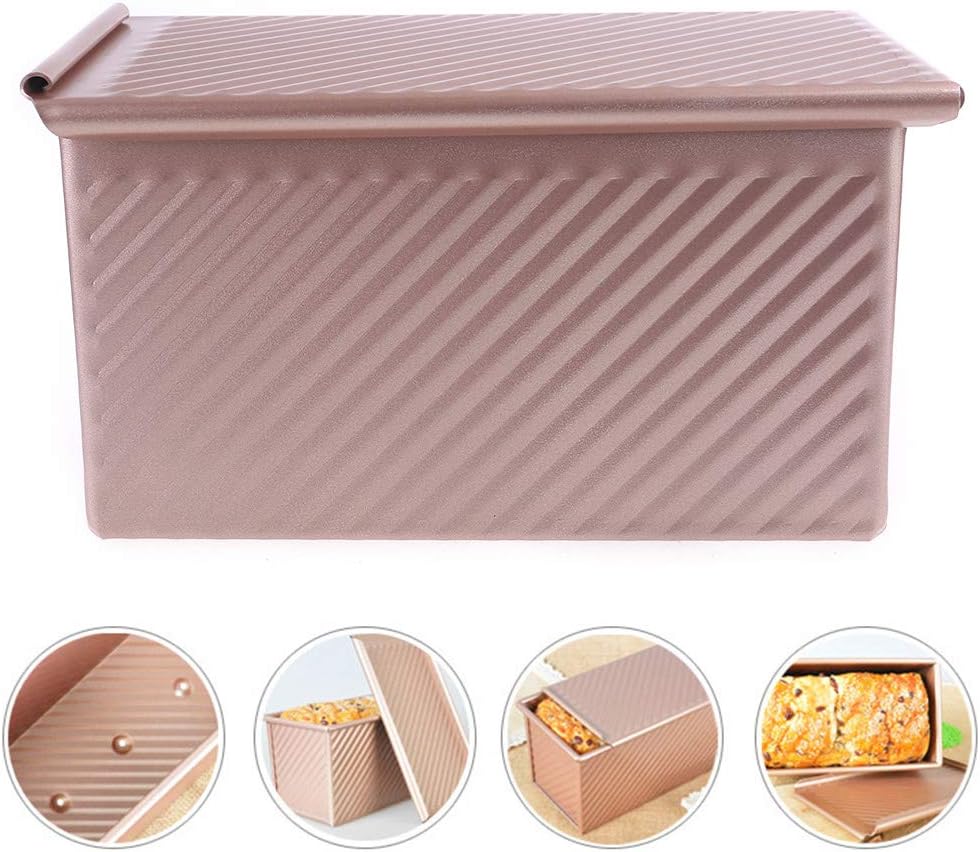 Non-Stick Rectangle Loaf Pan, Cake Pizza Pan, Baking Pan, Bread Toast Mold for Home Bakinghouse Hotel