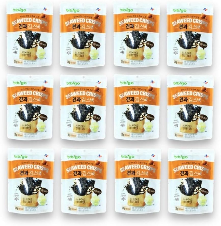 Bibigo Roasted Seaweed Crisps Snack 20g