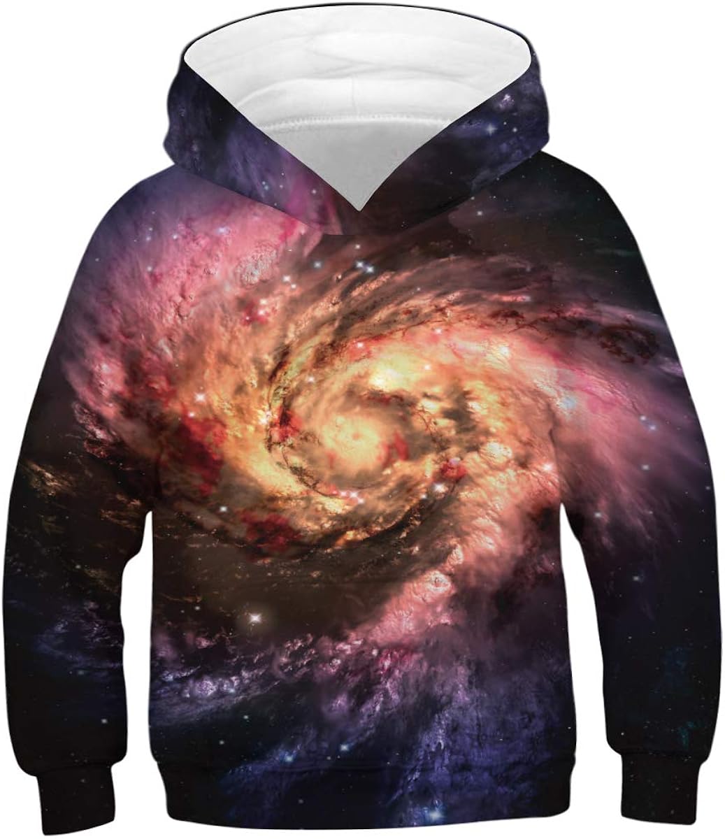 3d galaxy print hoodie