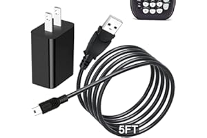 RAHHAZE Replacement TI-84 Plus CE Calculator Fast Charger Charging Cable for TI-84 Plus C Silver Edition Calculator,TI-89 Titanium, TI-Nspire CX/TI Nspire CX CAS Graphing Calculators Power Adapter Cord (5Ft)