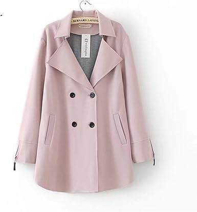 plus size pink trench coat