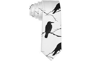 AMRANDOM Men's Necktie Classic Silk Tie Novelty Neck Ties Boy Party Suit Neckties