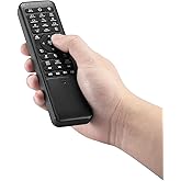 Pepper Jobs W10 GYRO Air TV Remote, QWERTY Keyboard Fly Mouse for Win 11/10, LED Backlit Keyboard Mini PC Controller, 6-Axis 