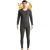 Mens Thermal Underwear Set Long Johns Thermals for Men Base Layer Top & Bottom Ultra Soft Sets Gifts for Men with Box