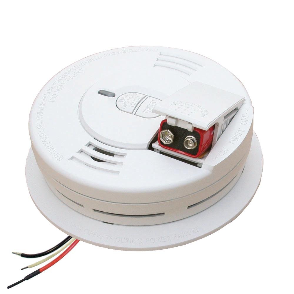 Kidde 1276 AC Hardwired Smoke Alarm I12060 w/ Hush Feature Smoke