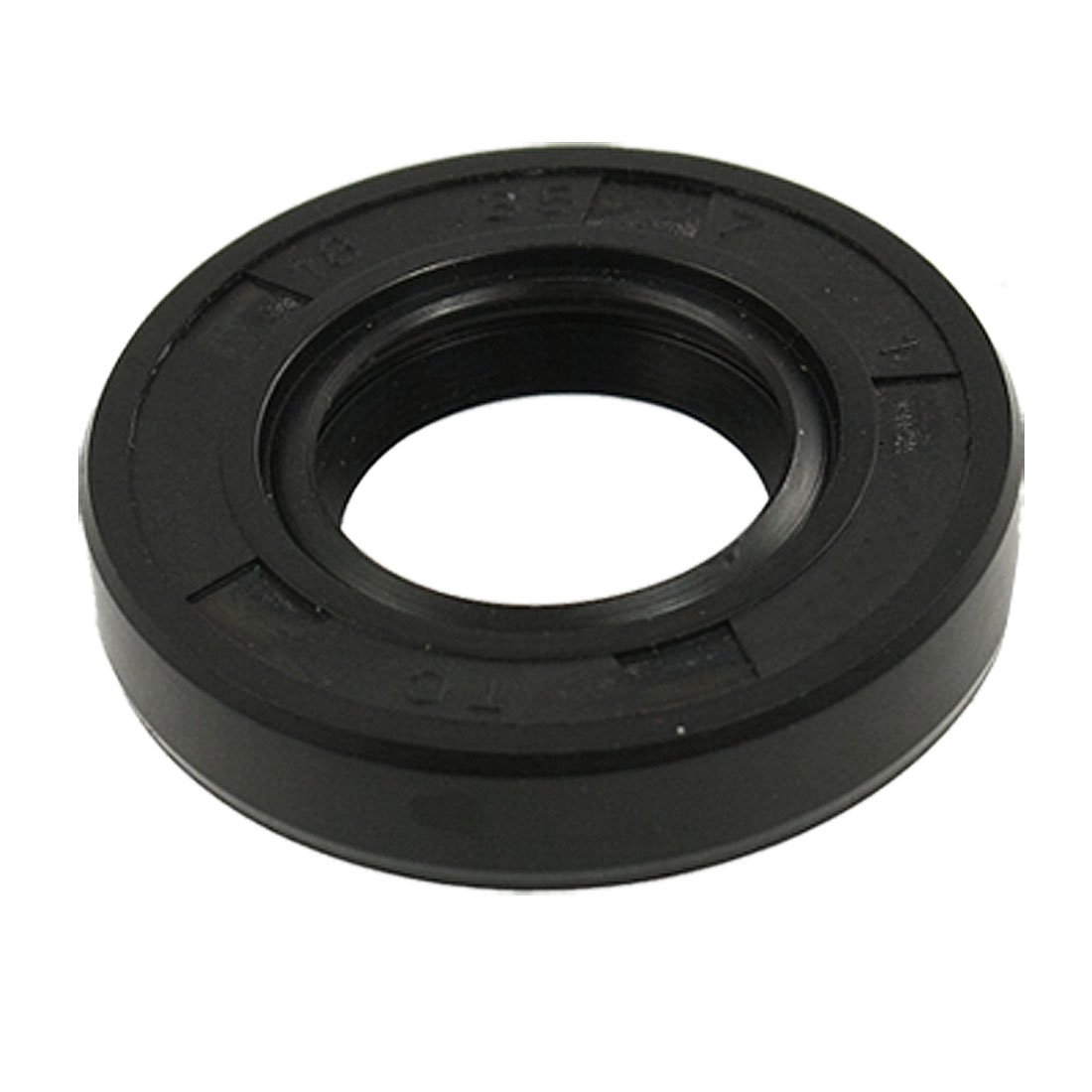 sourcing map Spring Loaded Metric Rotary Shaft TC Oil Seal Double Lip 18x35x7mm