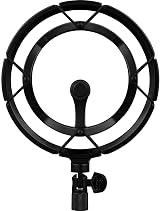 Logitech Blue Radius III Custom Microphone Shockmount for Yeti USB Mic Black view 1