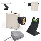 Aventik Fishing Rod Wrapping Machine for Rod Building &amp; Epoxy Drying | Rod Dryer Fishing Rod Building Kit Fishing Rod Repair Kit