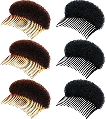 Chuangdi 6 Pieces Lady Volume Hair Base Inserts Bump Up Hair Pads