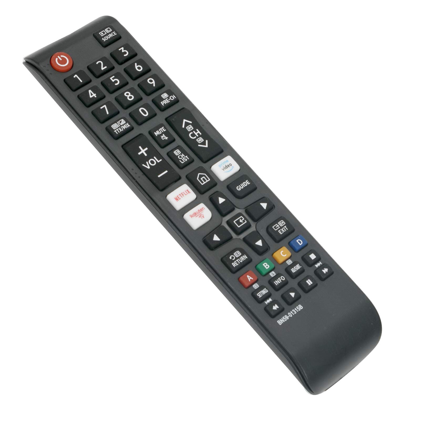 ALLIMITY BN59-01315B Remote Control Replace fit for Samsung 4K UHD Smart TV UE50RU7170U UE50RU7172U UE50RU7175U UE43RU7100K UE43RU7100W QE49Q64R QE55Q64R QE55Q85R QE65Q64R QE65Q85R