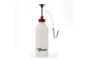 Lumax LX-1341 Multi-Purpose Oil Pump Suitable for precise dispensing of Fluids in tough-to-reach places in Tools, Equipment, Machinery and Vehicles. 1 Qt. (1 L) Capacity Bottle.
