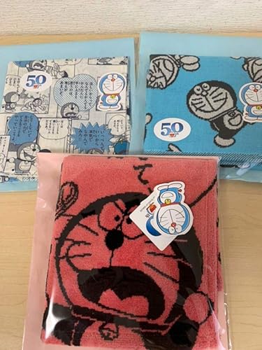 Amazon ドラえもん 50周年 ハンカチ タオルハンカチ おもちゃ雑貨 ホビー