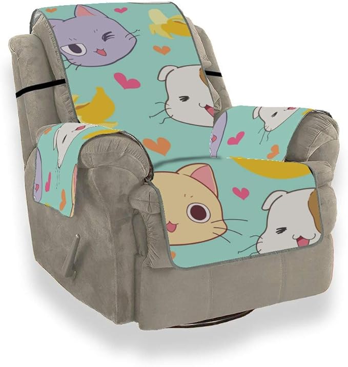 UGDFJYV Cute Small Warm Animal Pet Cat Heart Sofás Fundas para Sala de