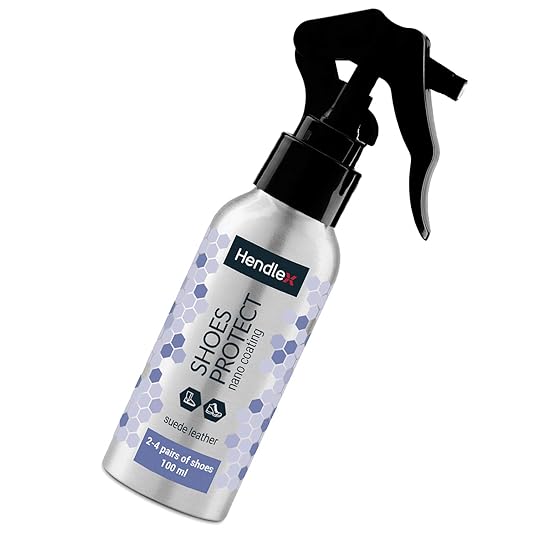 Hendlex Wildleder Nano Spray Imprägnierspray Schuhe Für Nubuk Lederpflege und Wildleder pflege 100ml