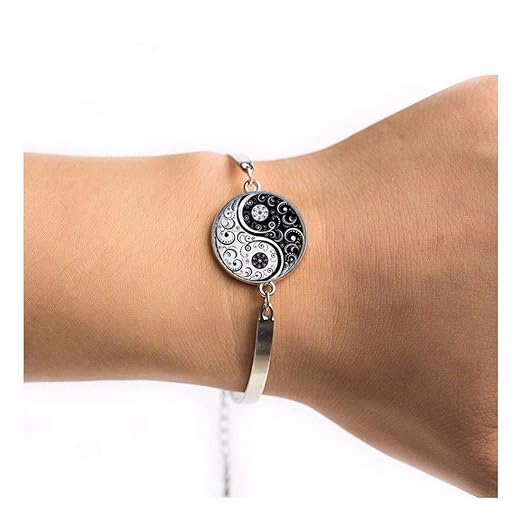 YIYIYYA Unisex Armband Im Indischen Stil Yoga Schmuck Armband Symbol Buddhismus Zen Einzigartige Bunte Mandala Blume Armbänder