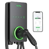 Autel Home Smart Electric Vehicle (EV) Charger up to 50Amp, 240V, Indoor/Outdoor Car Charging Station with Level 2, Wi-Fi and Bluetooth Enabled EVSE, 25-Foot Cable(Dark Gray)