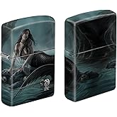 Personalized Zippo Windproof Anne Stokes Mermaid Lighter - Engraving (4846) - Christmas, Halloween & Valentines Day Gift
