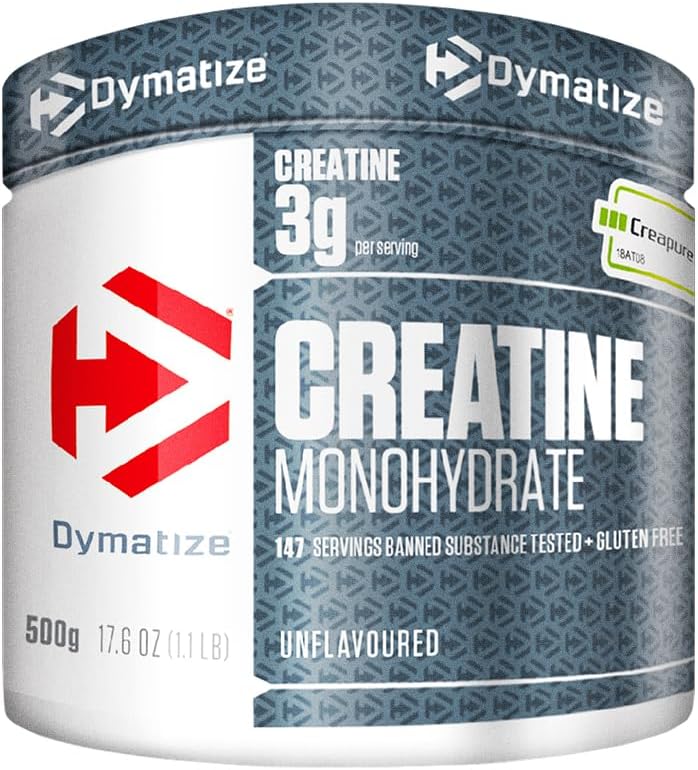 Creatine Monohydrate Unflavoured Powder 500g - 100% Creapure Creatine - Aminoácidos - Creatina