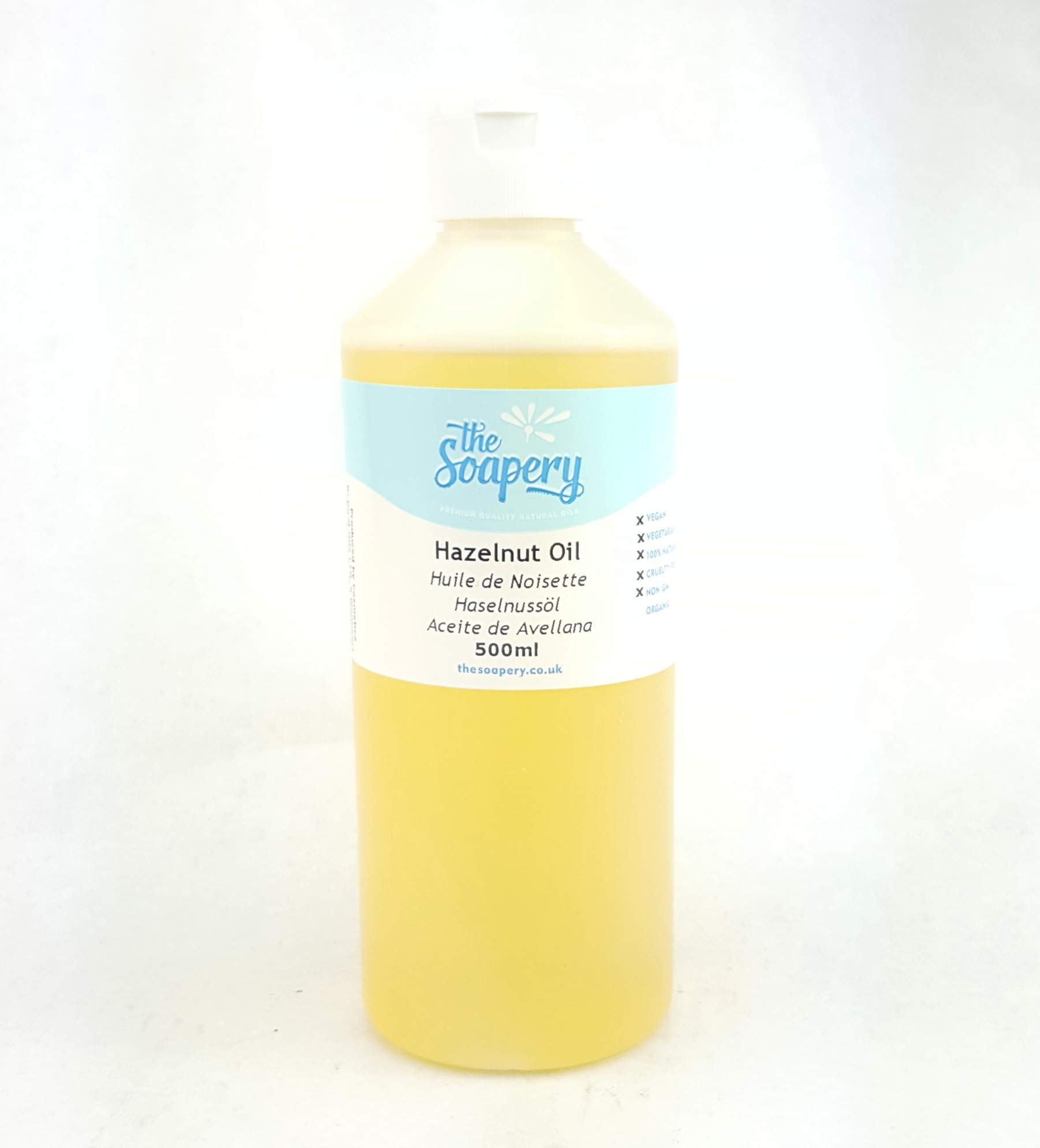 Hazelnut Oil 500ml - 100% Pure Carrier Oil