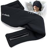 Luxury Bluetooth 5.4 Sleep Mask for Adults - Ice Fiber Cooling &amp; HD Sound, 100% Light Blocking Adjustable Eye Cover for Travel &amp; Side Sleepers - Soft Sleep Headphones with 10H Playtime