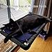 Cat Window Perch - Sturdy Cat Window Hammock w/Strong Suction Cup & Stainless Cable Hold Up to 50lbs Window Mounted Cat Bed & Cat Sunny Seat - Provides Comfortable Sunbath and Watching Spot for Kitty
