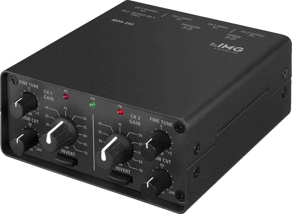 Stage Line MPA-202 Microphone Preamplifier