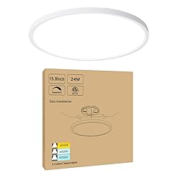 CycevSun 15.8 Inch Dimmable LED Ceiling Light Flush